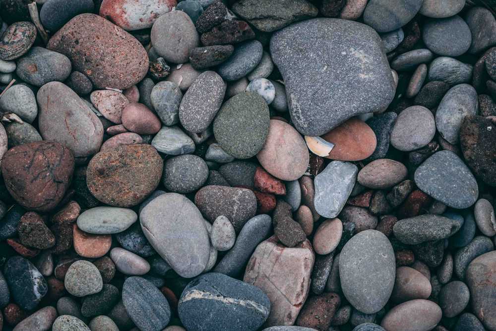 multicolored rocks