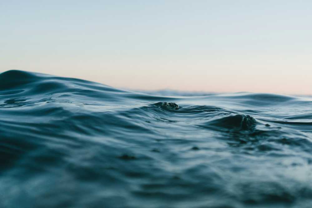 ocean between waves